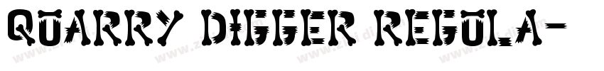 Quarry Digger Regula字体转换